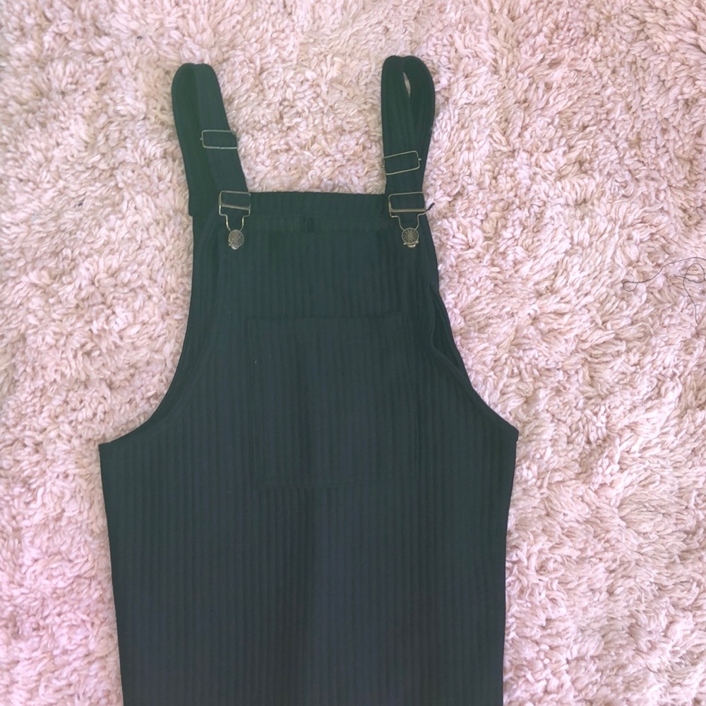Midi Black Overall Dress from SheIn